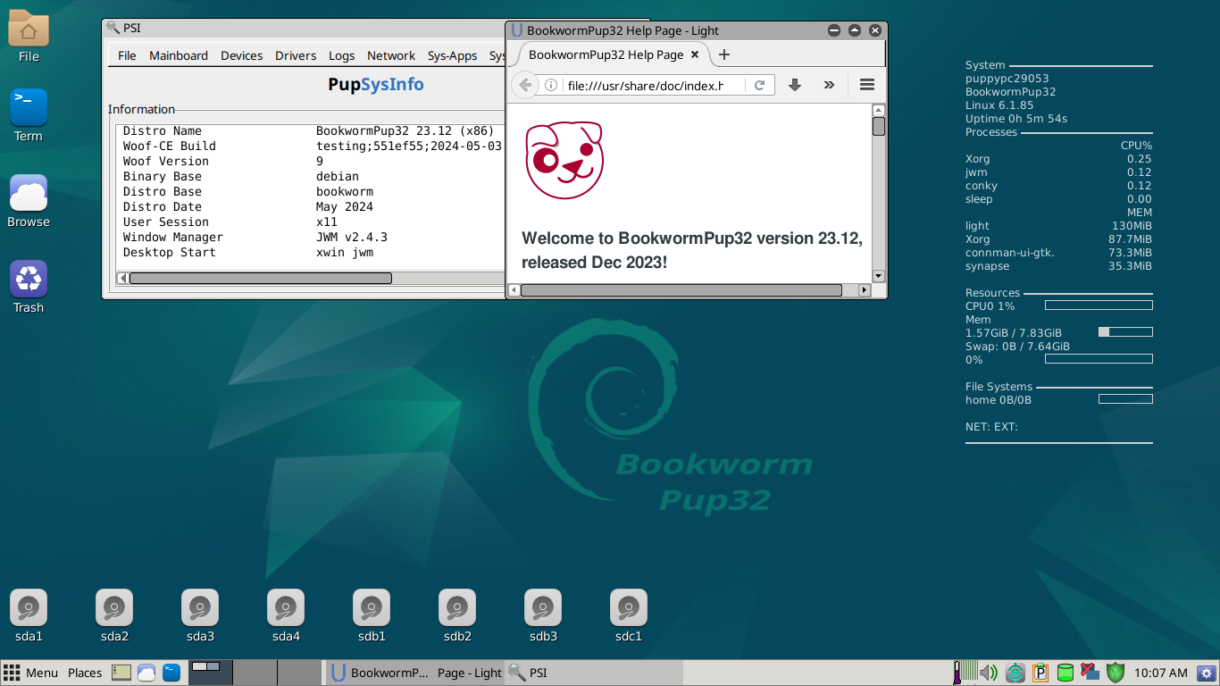 Screenshot of BookwormPup32-23.12